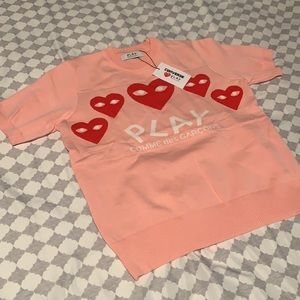 Play pink soft knitted